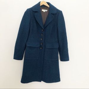 Women’s Size 6 Boden Dark Teal Wool Coat